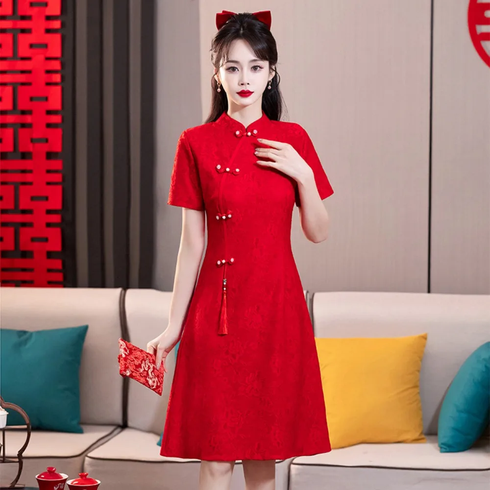 Китайское свадебное платье, китайское платье Qipao Cheongsam, традиционное китайское платье, женская одежда, модная одежда, кружево в этническом стиле
Китайское свадебное платье, китайское платье Qipao Cheongsam, традиционное китайское платье, женская одежда, модная одежда, кружево в этническом стиле