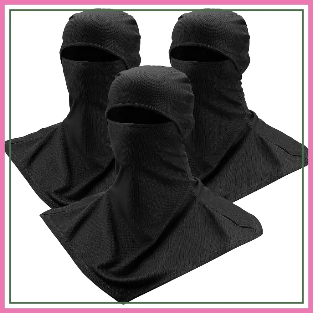 3 Pack Balaclava Face Cover Sun Protection for Outdoor Sports Men Women
3 Pack Balaclava Face Cover Sun Protection for Outdoor Sports Men Women