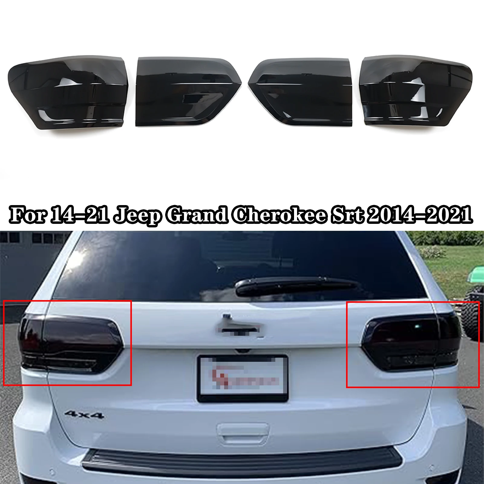 For Jeep Grand Cherokee SRT 16-2021 A pair Smoked Taillight Lamp Cover Rear Guard Trim Car Accessories
For Jeep Grand Cherokee SRT 16-2021 A pair Smoked Taillight Lamp Cover Rear Guard Trim Car Accessories