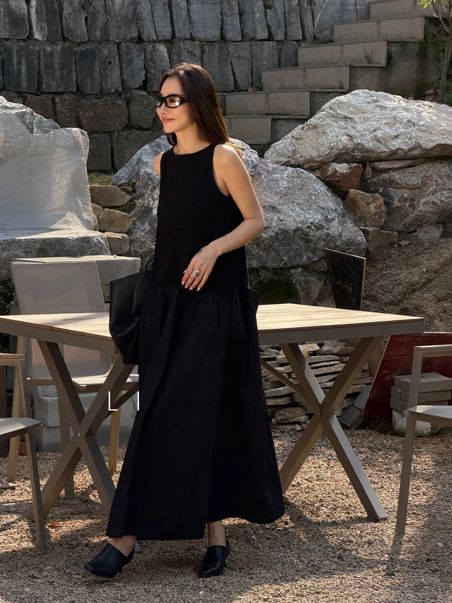 LiHuiEr Florida Black Summer Sleeveless Slim Fit Puffy Long Dress High Waist Cotton Blend Knitted Vest Dress Casual Outdoor
LiHuiEr Florida Black Summer Sleeveless Slim Fit Puffy Long Dress High Waist Cotton Blend Knitted Vest Dress Casual Outdoor