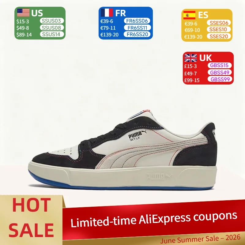 Puma Sky LX Comfortable,Versatile,Cushioned,Casual,Lightweight,Breathable Low-Top Sneakers (Unisex) - Off-White Black 375876-01
Puma Sky LX Comfortable,Versatile,Cushioned,Casual,Lightweight,Breathable Low-Top Sneakers (Unisex) - Off-White Black 375876-01