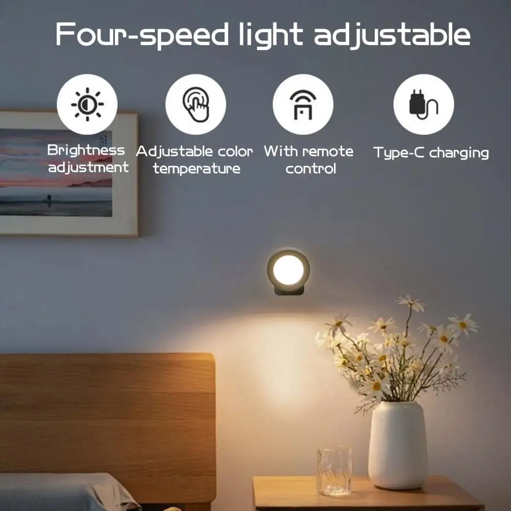 Magnetic Ball Reading Light Cordless Led Wall Sconces Lamp with Remote Control for Bedroom Reading Study 360-degree Rotation
Magnetic Ball Reading Light Cordless Led Wall Sconces Lamp with Remote Control for Bedroom Reading Study 360-degree Rotation