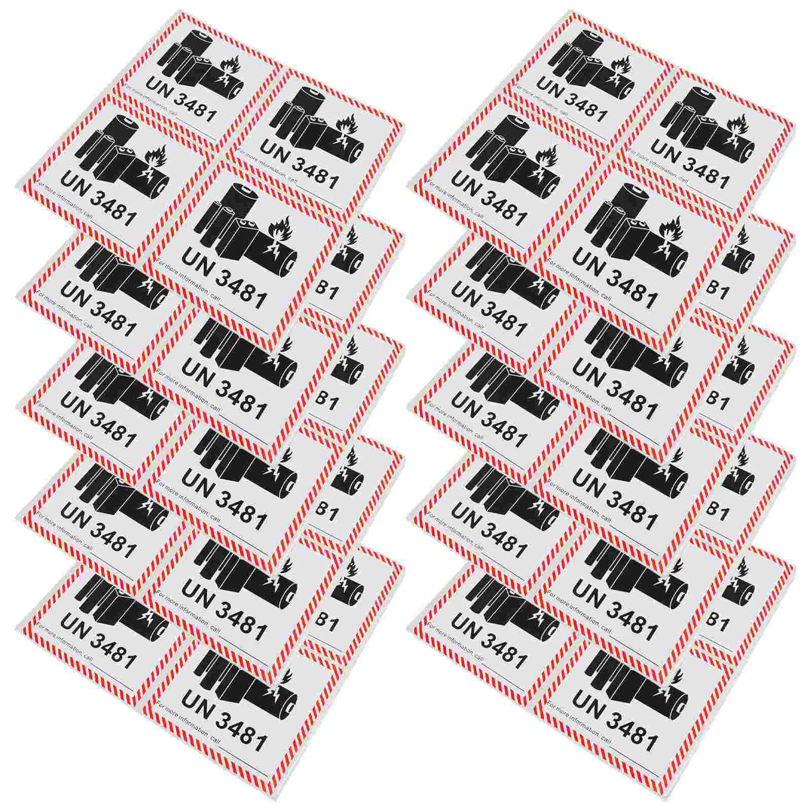 100 Pcs Labels Stickers High Visibility Safety Warning Waterproof Strong Adhesion Fire Safety Transport
100 Pcs Labels Stickers High Visibility Safety Warning Waterproof Strong Adhesion Fire Safety Transport