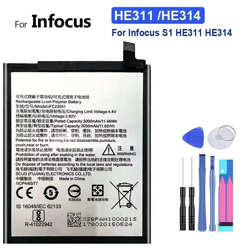 Долговечный аккумулятор для мобильного телефона Infocus S1 HE311 HE314 3050 мАч IFC23051, прочный
Долговечный аккумулятор для мобильного телефона Infocus S1 HE311 HE314 3050 мАч IFC23051, прочный
