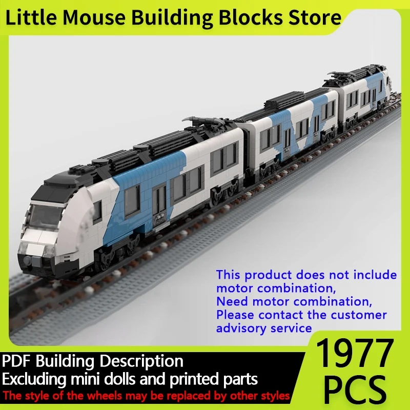 City Car Model MOC Building Bricks German High Speed Railway Train Modular Technology Gifts Holiday Assemble Children Toys Suit 
City Car Model MOC Building Bricks German High Speed Railway Train Modular Technology Gifts Holiday Assemble Children Toys Suit
