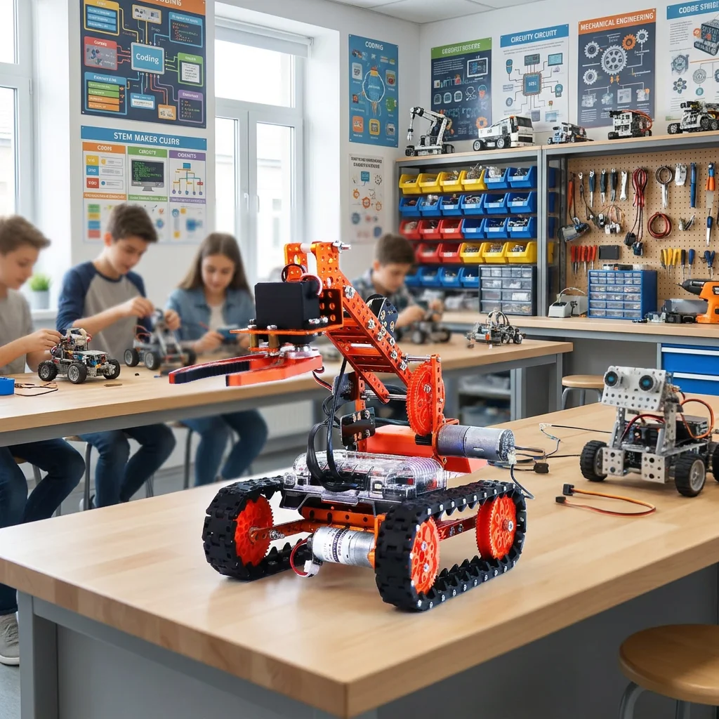 RobotStorm 12 1 Educational for Robot Kit Maker Boards Plastic Metal Construction Weeecode Software Gift Box Students STEAM
RobotStorm 12 1 Educational for Robot Kit Maker Boards Plastic Metal Construction Weeecode Software Gift Box Students STEAM