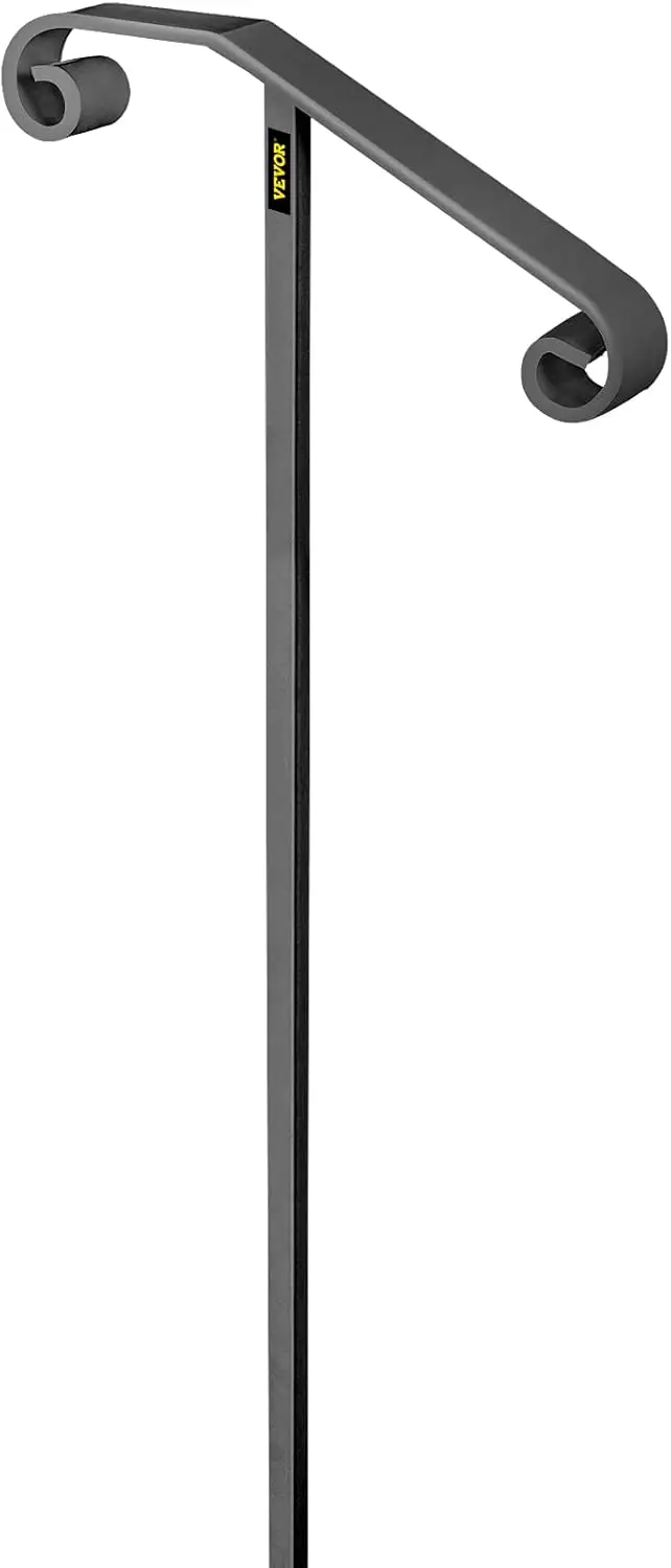 Single Post Handrail Wrought Iron Post Mount Step Grab Supports in Ground Long Post Fits 1 or 2 Steps Grab Rail Single Post
Single Post Handrail Wrought Iron Post Mount Step Grab Supports in Ground Long Post Fits 1 or 2 Steps Grab Rail Single Post