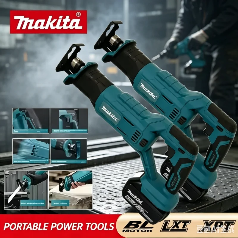 Makita High Power Brushless Reciprocating Saw Multifunctional Handheld Small Cutting Saw Household Electric Tool Fit 18V Battery
Makita High Power Brushless Reciprocating Saw Multifunctional Handheld Small Cutting Saw Household Electric Tool Fit 18V Battery