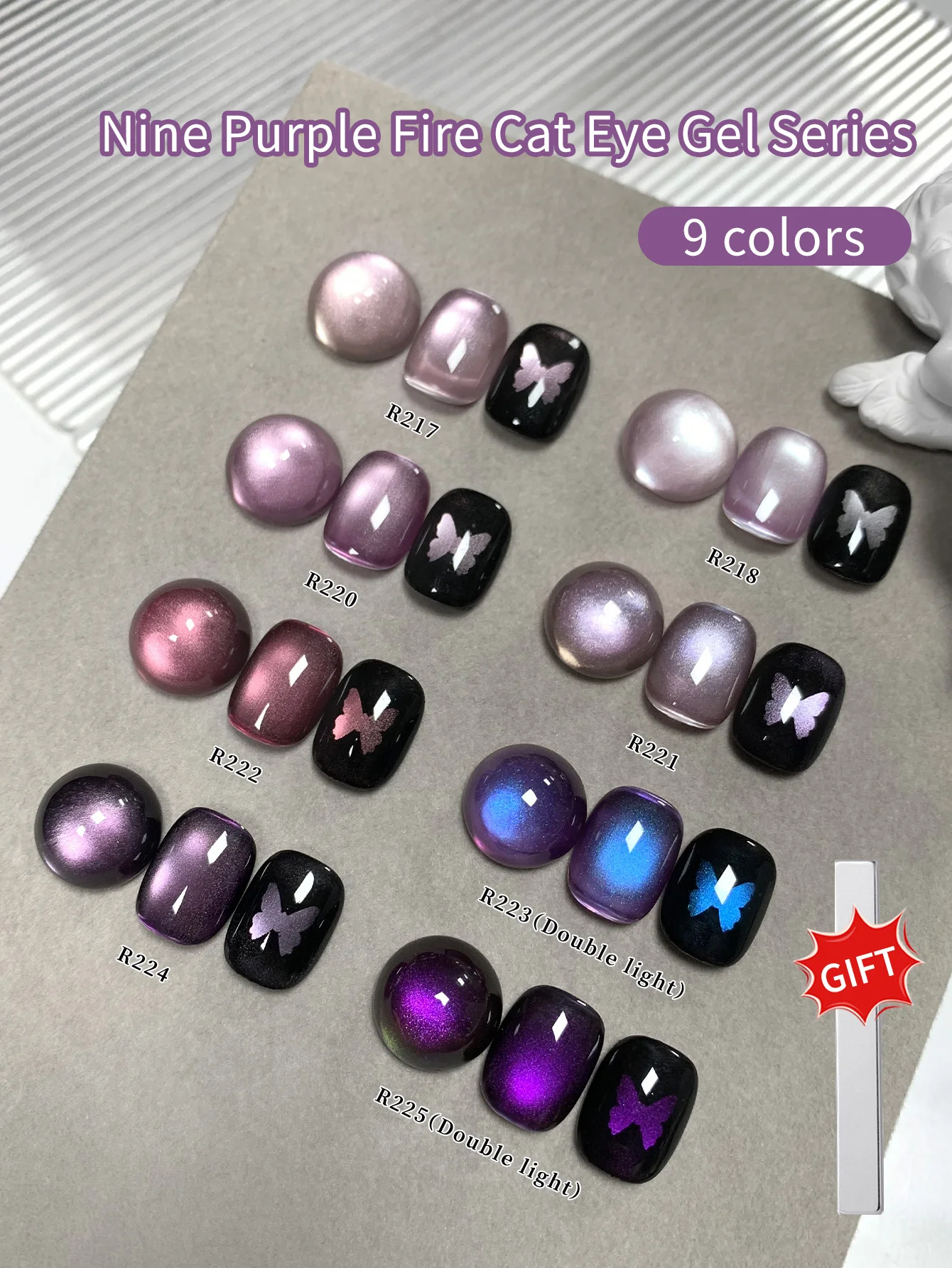 5ml Purple Cat Eye Gel Dreamland Purple Color Magnetic Gel Polish Soak Off UV LED Grape Purple Cat Eye Gel Nail Salon
5ml Purple Cat Eye Gel Dreamland Purple Color Magnetic Gel Polish Soak Off UV LED Grape Purple Cat Eye Gel Nail Salon