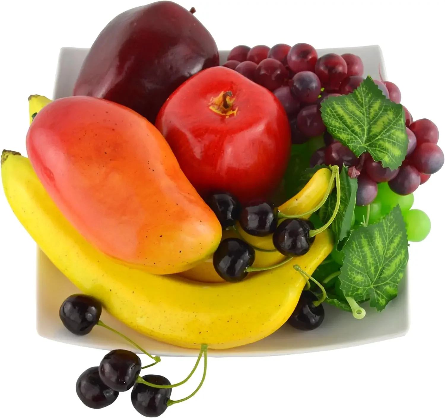 ifelike Fake Fruit for Home Decoration, Artificial Apple, Banana, Cherry, Cherry, Mango, Realistic Simulation, 17PCs
ifelike Fake Fruit for Home Decoration, Artificial Apple, Banana, Cherry, Cherry, Mango, Realistic Simulation, 17PCs