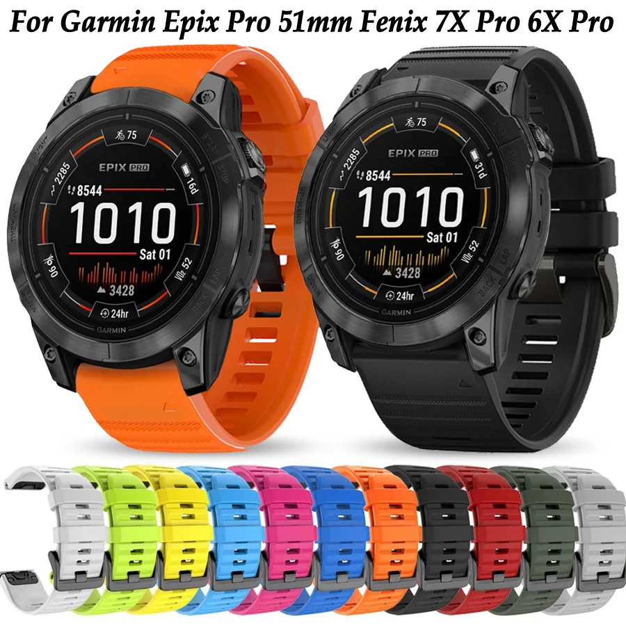 Ремешок Quickfit для Garmin Epix Pro 51 мм Fenix 7X Pro Solar Fenix 6X Pro Fenix 5X Plus, браслет для наручных часов, 26 мм
Ремешок Quickfit для Garmin Epix Pro 51 мм Fenix 7X Pro Solar Fenix 6X Pro Fenix 5X Plus, браслет для наручных часов, 26 мм
