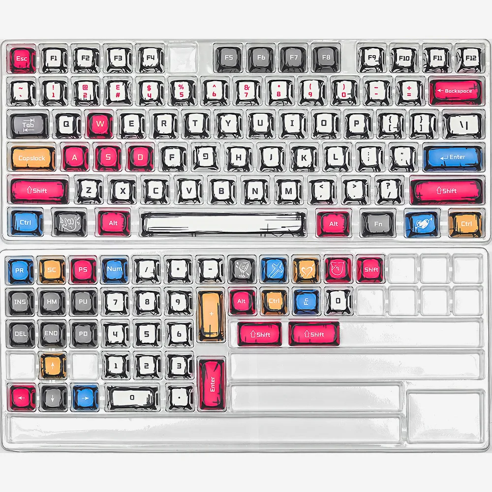 Lamplight Comic Theme Keycap PBT Thermal Sublimation MOA Highly frosted opaque cross Mechanical shaft Universal
Lamplight Comic Theme Keycap PBT Thermal Sublimation MOA Highly frosted opaque cross Mechanical shaft Universal