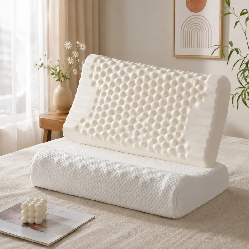 Natural Thai Latex Sleep Pillow Ergonomic Neck Care Shape Soft Air-permeable Pad Boost Comfort For Regular Household Night Sleep
Natural Thai Latex Sleep Pillow Ergonomic Neck Care Shape Soft Air-permeable Pad Boost Comfort For Regular Household Night Sleep