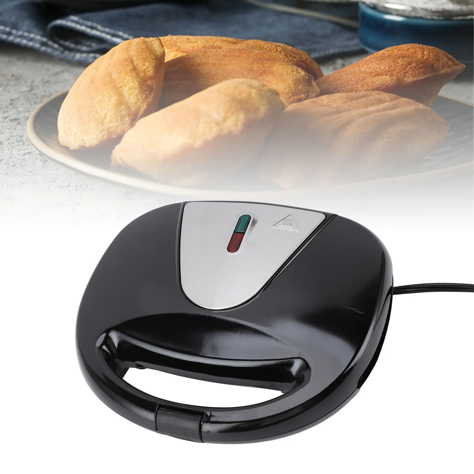 Madeleine Maker Double Sided Heating Anti Stick 850W Electric Madeleine Machine Anti Scald Handle for Breakfast Seashell Shaped
Madeleine Maker Double Sided Heating Anti Stick 850W Electric Madeleine Machine Anti Scald Handle for Breakfast Seashell Shaped