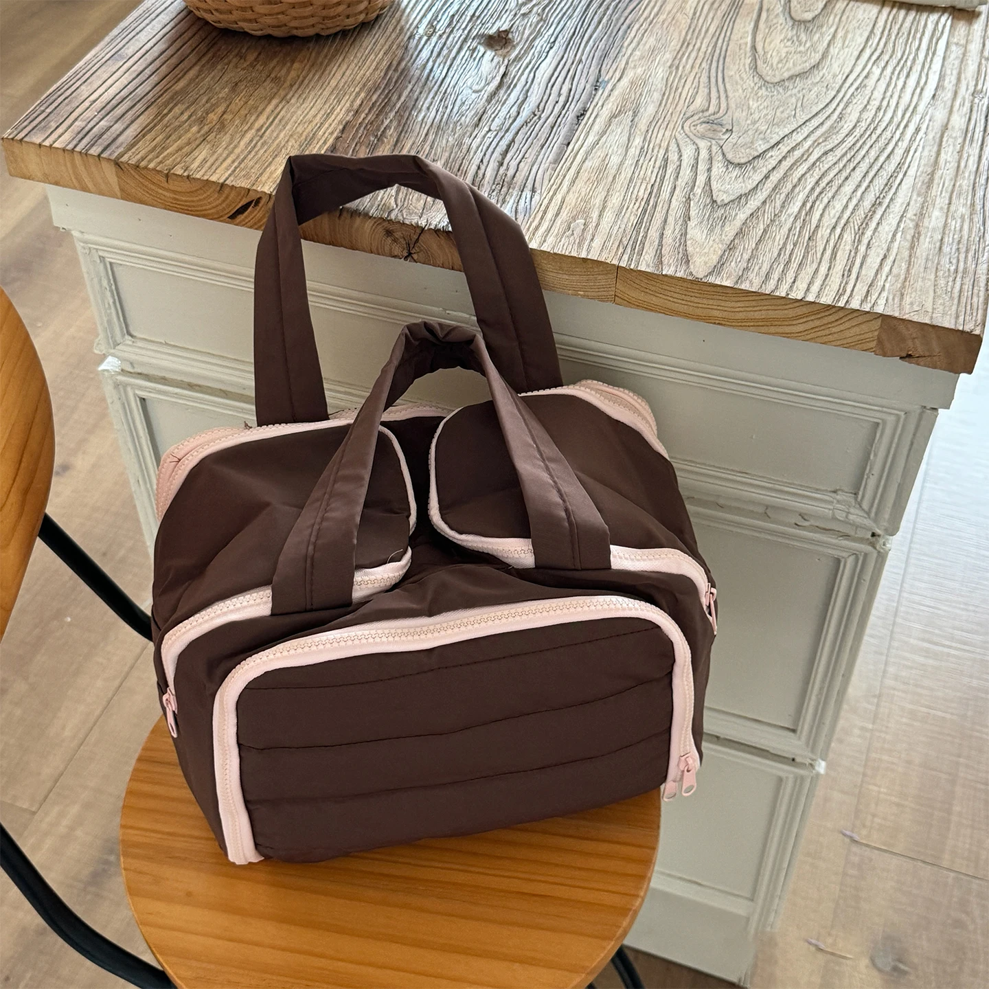 Очень большая многослойная портативная дорожная сумка для женщин, милая вместительная сумка для хранения, кубическая структура, полиэстер...
Очень большая многослойная портативная дорожная сумка для женщин, милая вместительная сумка для хранения, кубическая структура, полиэстер...