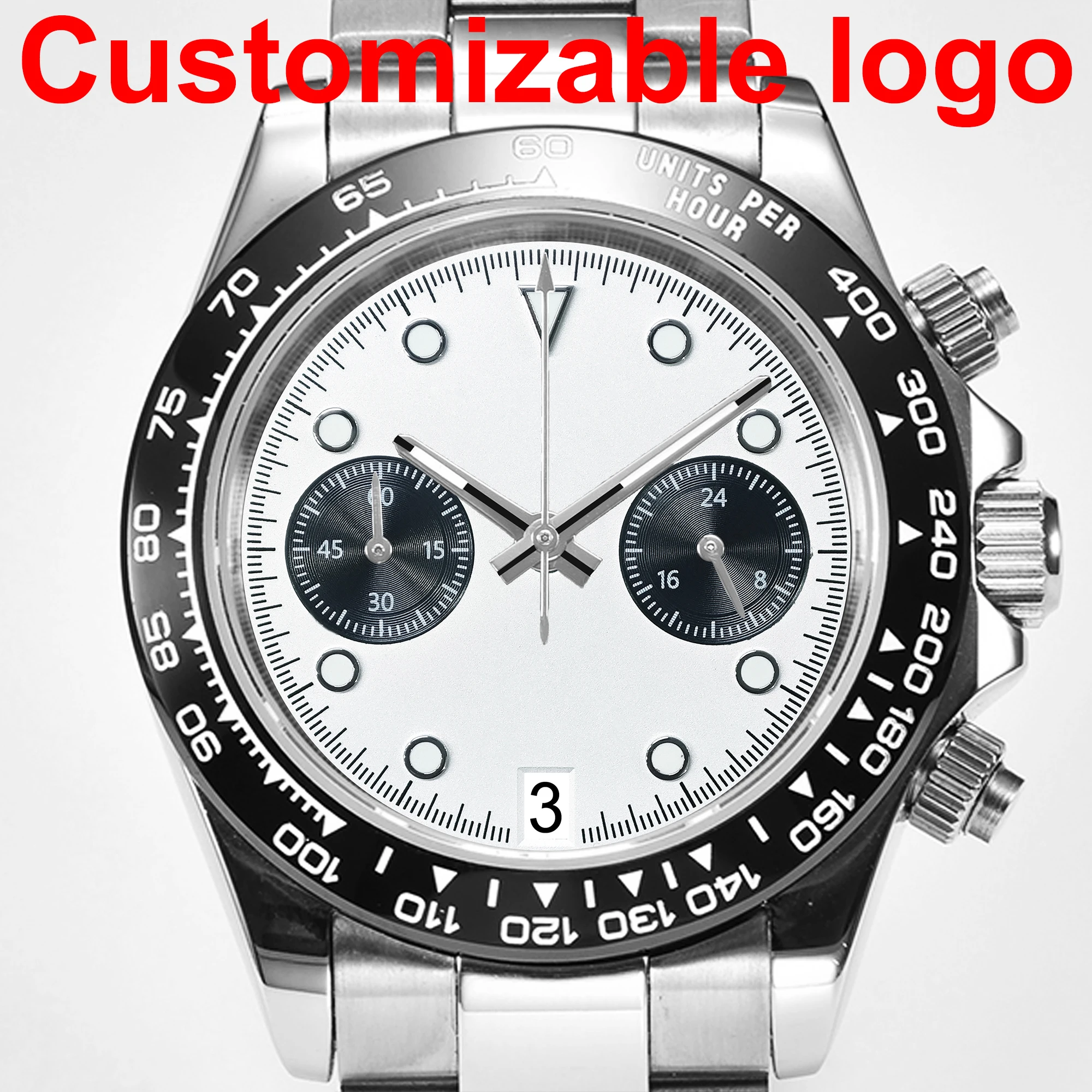 New 39mm VK64 Quartz Men's Watch Sapphire Glass Waterproof 10am C3 Night Light Customizable Logo
New 39mm VK64 Quartz Men's Watch Sapphire Glass Waterproof 10am C3 Night Light Customizable Logo