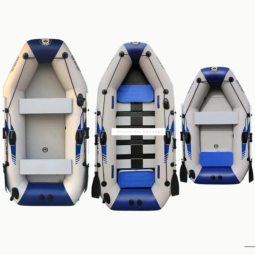 1-2 Person PVC Inflatable Boat Dinghy Fishing Rowing Boat 0.7MM For Drifting Sufing With Aluminum Oars and Air Pump B1175/B3175
1-2 Person PVC Inflatable Boat Dinghy Fishing Rowing Boat 0.7MM For Drifting Sufing With Aluminum Oars and Air Pump B1175/B3175