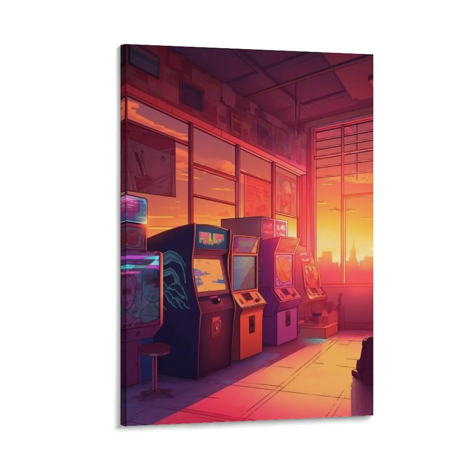 80's arcade room Canvas Painting room decorations for girls decorative pictures for living room decor
80's arcade room Canvas Painting room decorations for girls decorative pictures for living room decor