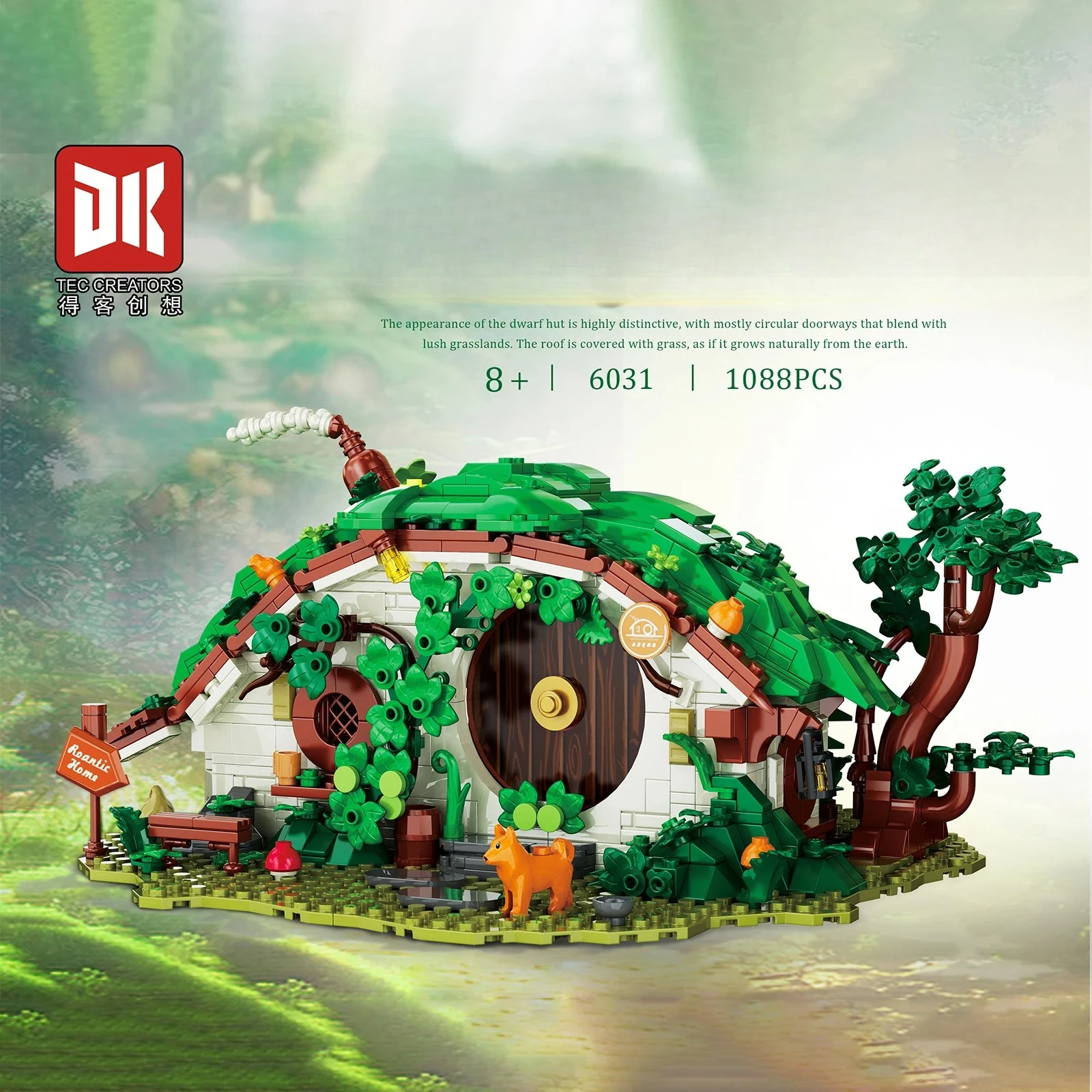 1088PCS MOC Dwarf Home Model Fantasy Movie Merchandise Buidling Blocks Collecting Toys Kids Adult Creative Christmas Gift DK6031
1088PCS MOC Dwarf Home Model Fantasy Movie Merchandise Buidling Blocks Collecting Toys Kids Adult Creative Christmas Gift DK6031