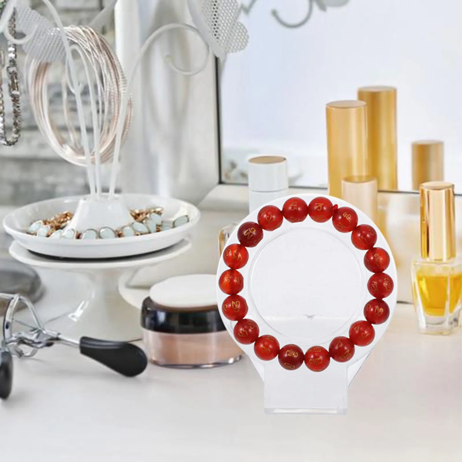 8Pcs Acrylic Transparent Bracelet Display Stand Clear Jewelry Holder Organizer Rack for Selling Store Collection
8Pcs Acrylic Transparent Bracelet Display Stand Clear Jewelry Holder Organizer Rack for Selling Store Collection