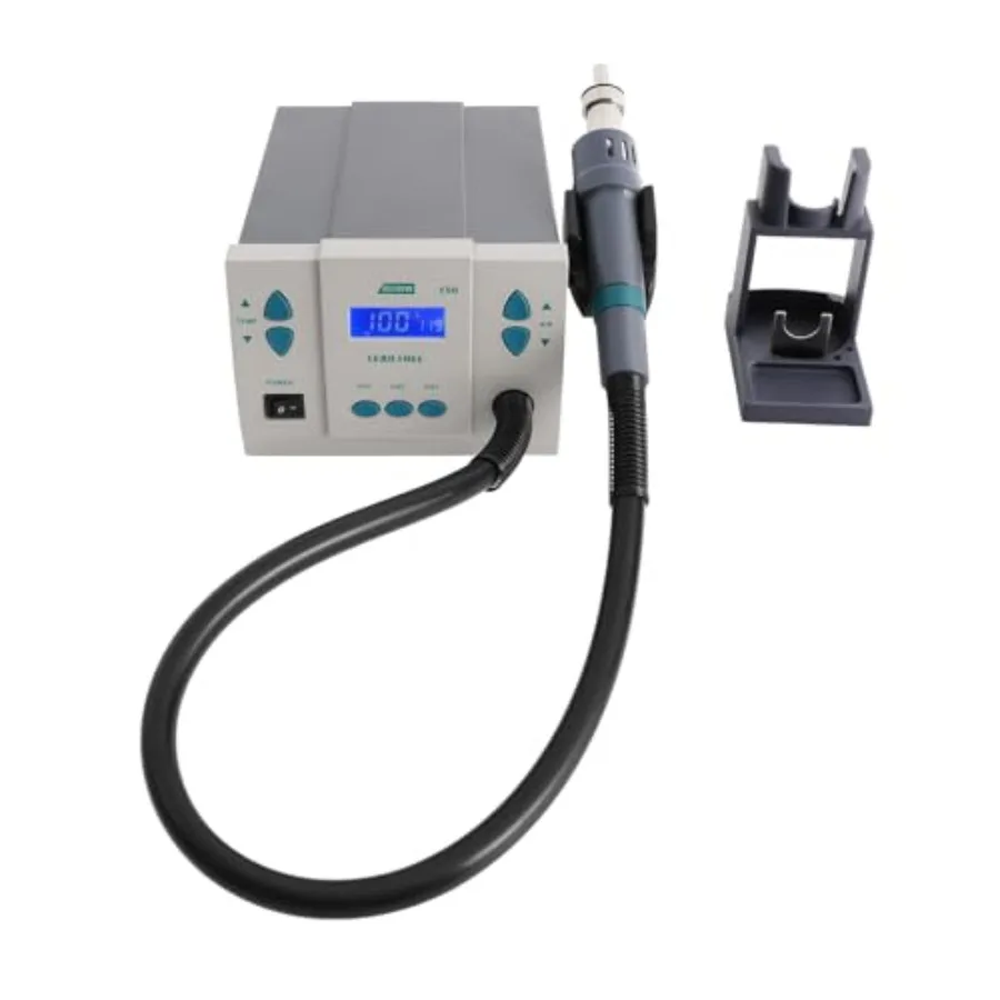1000W Soldering Hot Gun, Lead-Free Digital Hot Air Gun, Air Brushless Turbo Fan Heat Machine with Adjustable 100℃~500℃, Station
1000W Soldering Hot Gun, Lead-Free Digital Hot Air Gun, Air Brushless Turbo Fan Heat Machine with Adjustable 100℃~500℃, Station