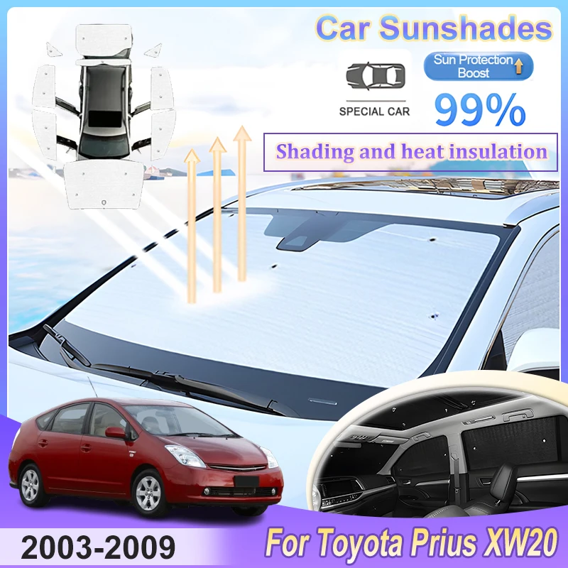 Car Sunshade For Toyota Prius XW20 2003~2009 Windshield Curtain UV Protection Sunshade Side Window Anti-UV Visor Car Accessories
Car Sunshade For Toyota Prius XW20 2003~2009 Windshield Curtain UV Protection Sunshade Side Window Anti-UV Visor Car Accessories