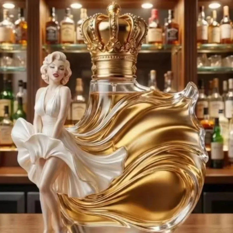 Marilyn Inspired Whiskey Decanter Set in Art Deco Style, Unique Crown Cap Bottle, Suitable for Home Bars Whiskey Decanter
Marilyn Inspired Whiskey Decanter Set in Art Deco Style, Unique Crown Cap Bottle, Suitable for Home Bars Whiskey Decanter