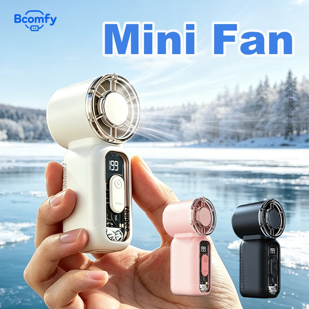 Mini Portable Handheld Fan USB Rechargeable Turbo Fan Portable Pocket Fans Outdoor Mini Personal Small Fan with Digital Display
Mini Portable Handheld Fan USB Rechargeable Turbo Fan Portable Pocket Fans Outdoor Mini Personal Small Fan with Digital Display
