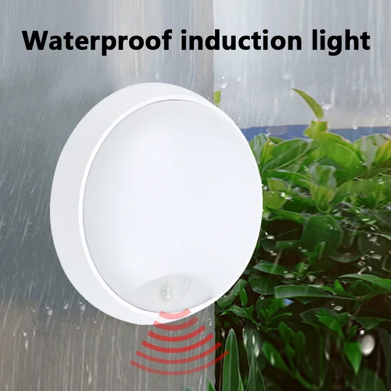 Human Motion Sensor Circular IP65 Waterproof Wall Lamp, Modern Outdoor Balcony, Staircase, Courtyard LED Ceiling Light 
Human Motion Sensor Circular IP65 Waterproof Wall Lamp, Modern Outdoor Balcony, Staircase, Courtyard LED Ceiling Light