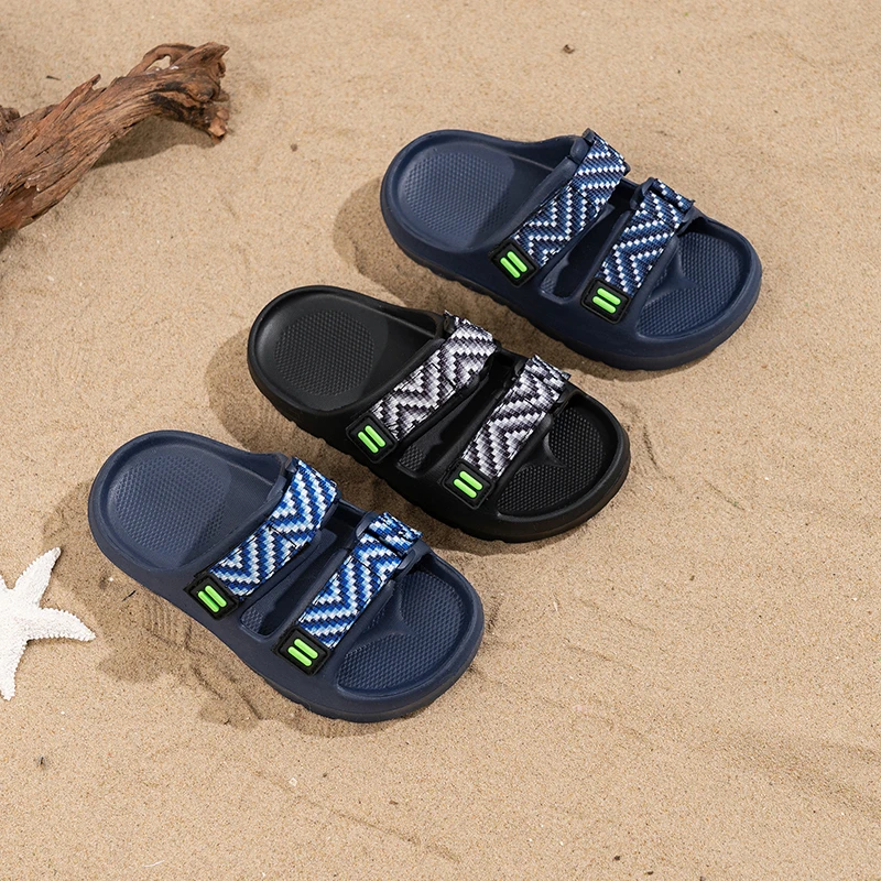 Детские повседневные туфли для мальчиков с мягкой подошвой, шлепанцы с открытым носком, нескользящие, летняя новинка 2026 года, пляжная обувь для детей, стильные, универсальные, модные
Детские повседневные туфли для мальчиков с мягкой подошвой, шлепанцы с открытым носком, нескользящие, летняя новинка 2026 года, пляжная обувь для детей, стильные, универсальные, модные