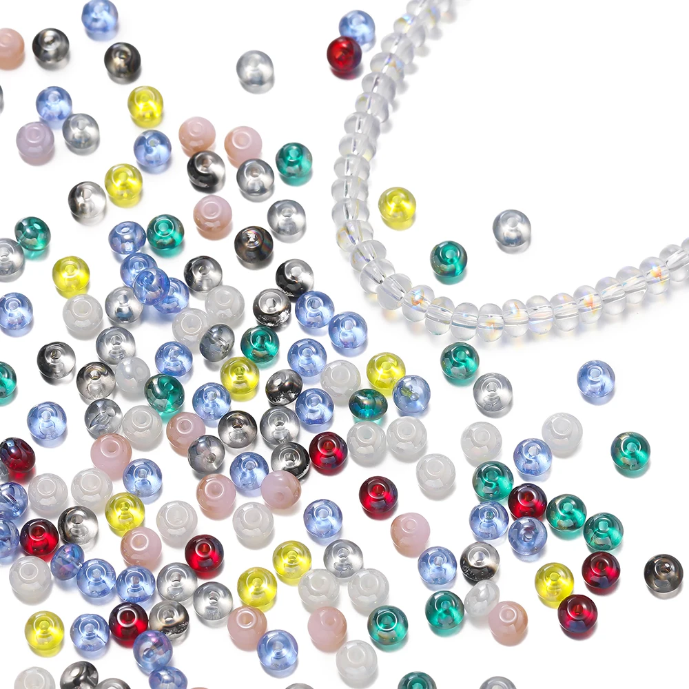 100Pcs/Lot Colorful Charm Seed Beads Crystal Glass Faceted Loose Spacer Bead for DIY Making Necklace Bracelet Jewelry Accessorie
100Pcs/Lot Colorful Charm Seed Beads Crystal Glass Faceted Loose Spacer Bead for DIY Making Necklace Bracelet Jewelry Accessorie