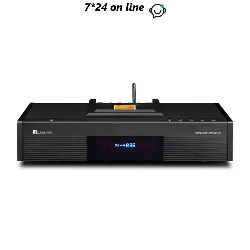 MUZISHARE C9 6KE8 Vacuum Tube CD Player With HD Bluetooth Decoder ES9038Q2M Coaxial Output RCA/XLR Input 115V/230V
MUZISHARE C9 6KE8 Vacuum Tube CD Player With HD Bluetooth Decoder ES9038Q2M Coaxial Output RCA/XLR Input 115V/230V