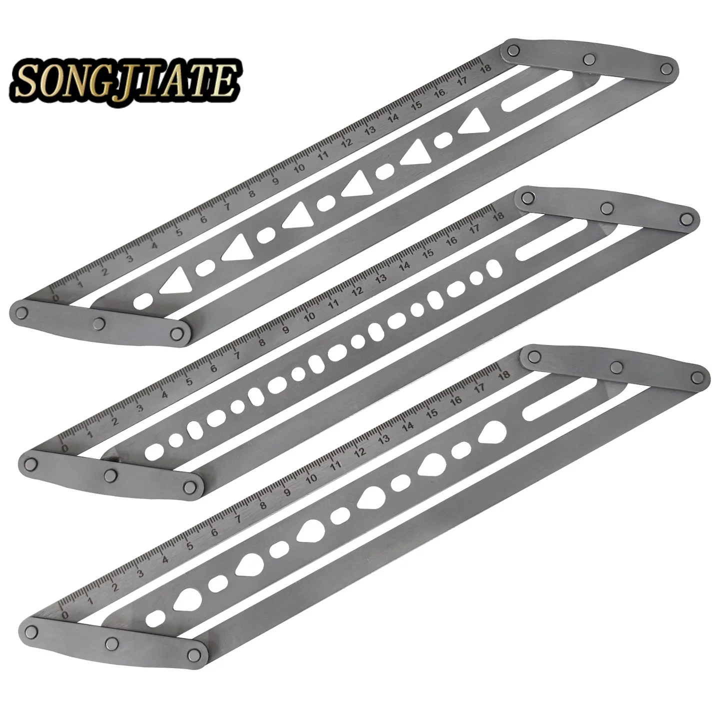 SONGJIATE Belt Auxiliary Positioning Punching Ruler Adjustable Punch Hole Spacing Template Tool Professional Leather DIY Tools
SONGJIATE Belt Auxiliary Positioning Punching Ruler Adjustable Punch Hole Spacing Template Tool Professional Leather DIY Tools