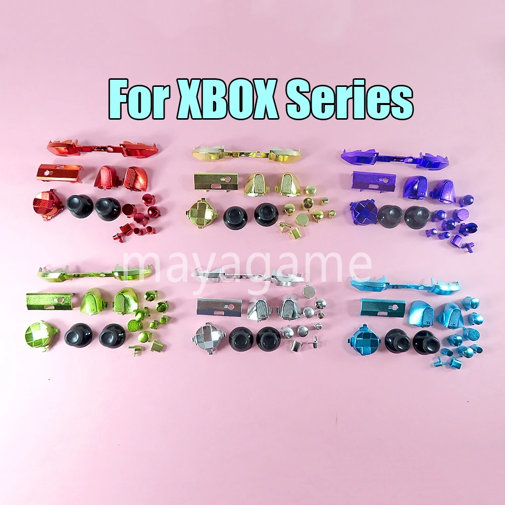 20sets For xbox s x Chrome Plating Buttons LB RB Bumpers LT RT Triggers D-pad ABXY Start Back Share Keys for xbox series s x
20sets For xbox s x Chrome Plating Buttons LB RB Bumpers LT RT Triggers D-pad ABXY Start Back Share Keys for xbox series s x