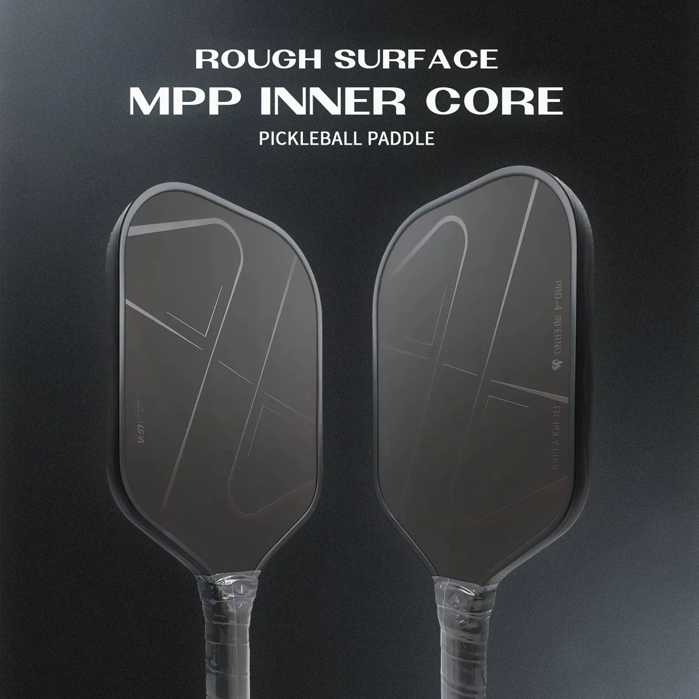 PRO4 Hellfire Carbon Fiber Pickleball Paddle, Same Style as Luxury Brands, Hot-Pressed for Training & Competition
PRO4 Hellfire Carbon Fiber Pickleball Paddle, Same Style as Luxury Brands, Hot-Pressed for Training & Competition