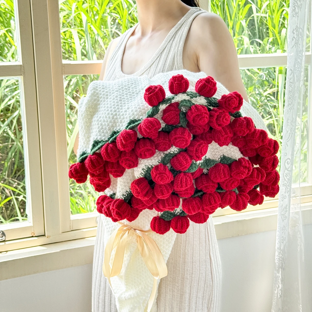 Romantic Rose Blanket 2025 New Style Knitted Cover Blanket Solid Color Round Office and Home
Romantic Rose Blanket 2025 New Style Knitted Cover Blanket Solid Color Round Office and Home