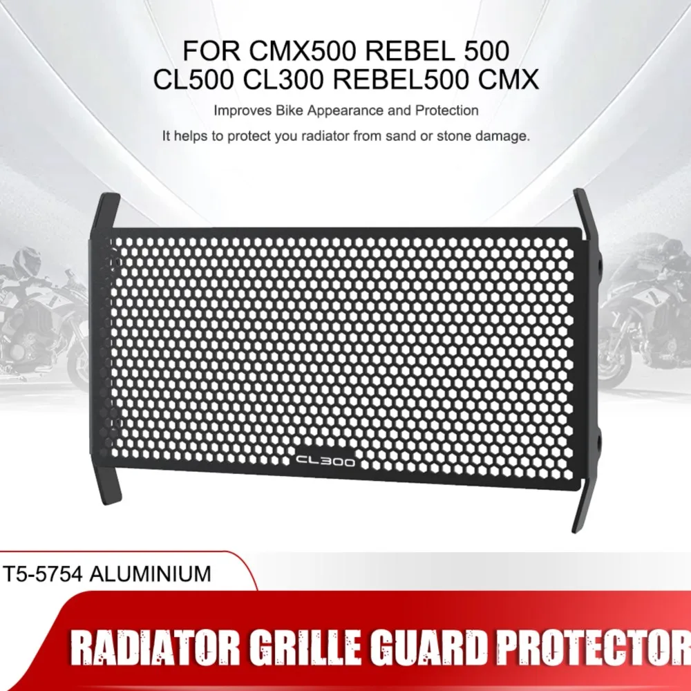 Radiator Grille Guard Cover Protector For Honda CMX500 Rebel 500 CL500 CL300 Rebel500 2017-2018-2019-2020-2021-2022-2023-2024
Radiator Grille Guard Cover Protector For Honda CMX500 Rebel 500 CL500 CL300 Rebel500 2017-2018-2019-2020-2021-2022-2023-2024