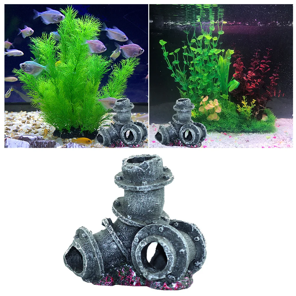 Fish Tank Aquarium Decoration Resin Pipe Craft Fish Shrimp Hiding Cave Natural Underwater Ornament Aquarium Resin
Fish Tank Aquarium Decoration Resin Pipe Craft Fish Shrimp Hiding Cave Natural Underwater Ornament Aquarium Resin