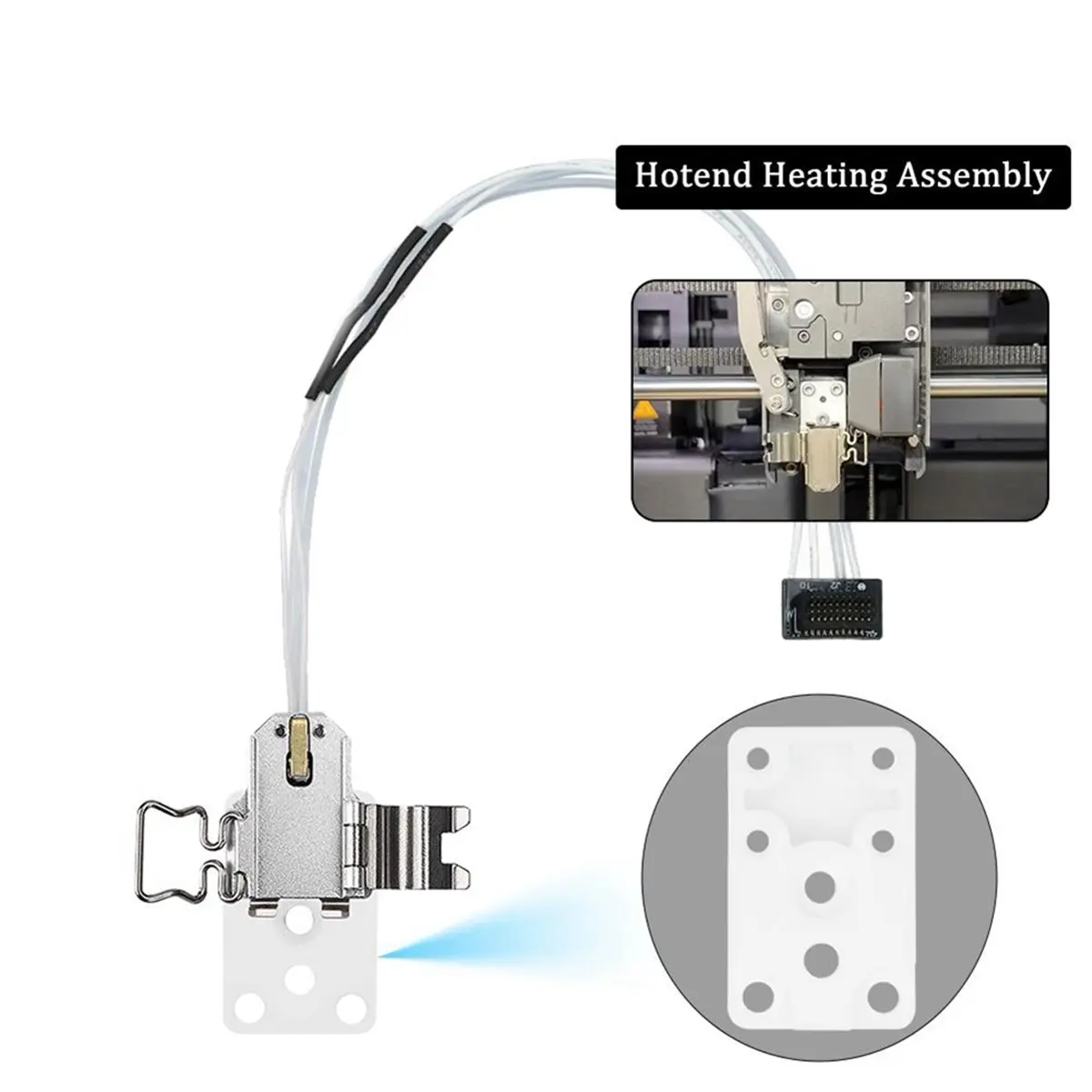 A95G 2set for P2S Complete Hotend Heating Right Mounting Kit Heater Block Heating Tube Thermistor Assembly
A95G 2set for P2S Complete Hotend Heating Right Mounting Kit Heater Block Heating Tube Thermistor Assembly