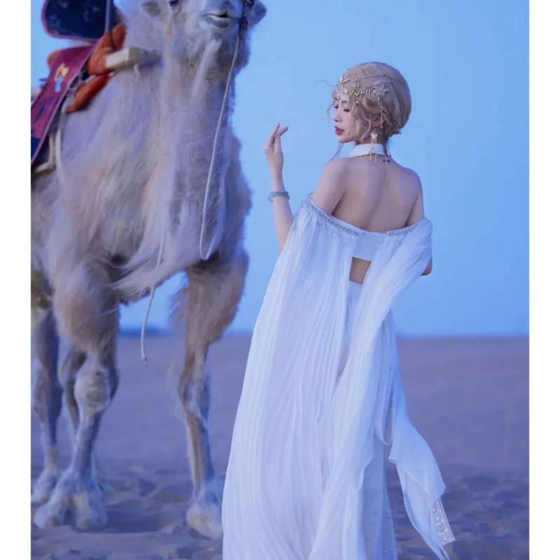 2026 New Performance costume Chinese Style Hanfu Exotic Clothing Western Desert National Ethnic Photography
2026 New Performance costume Chinese Style Hanfu Exotic Clothing Western Desert National Ethnic Photography