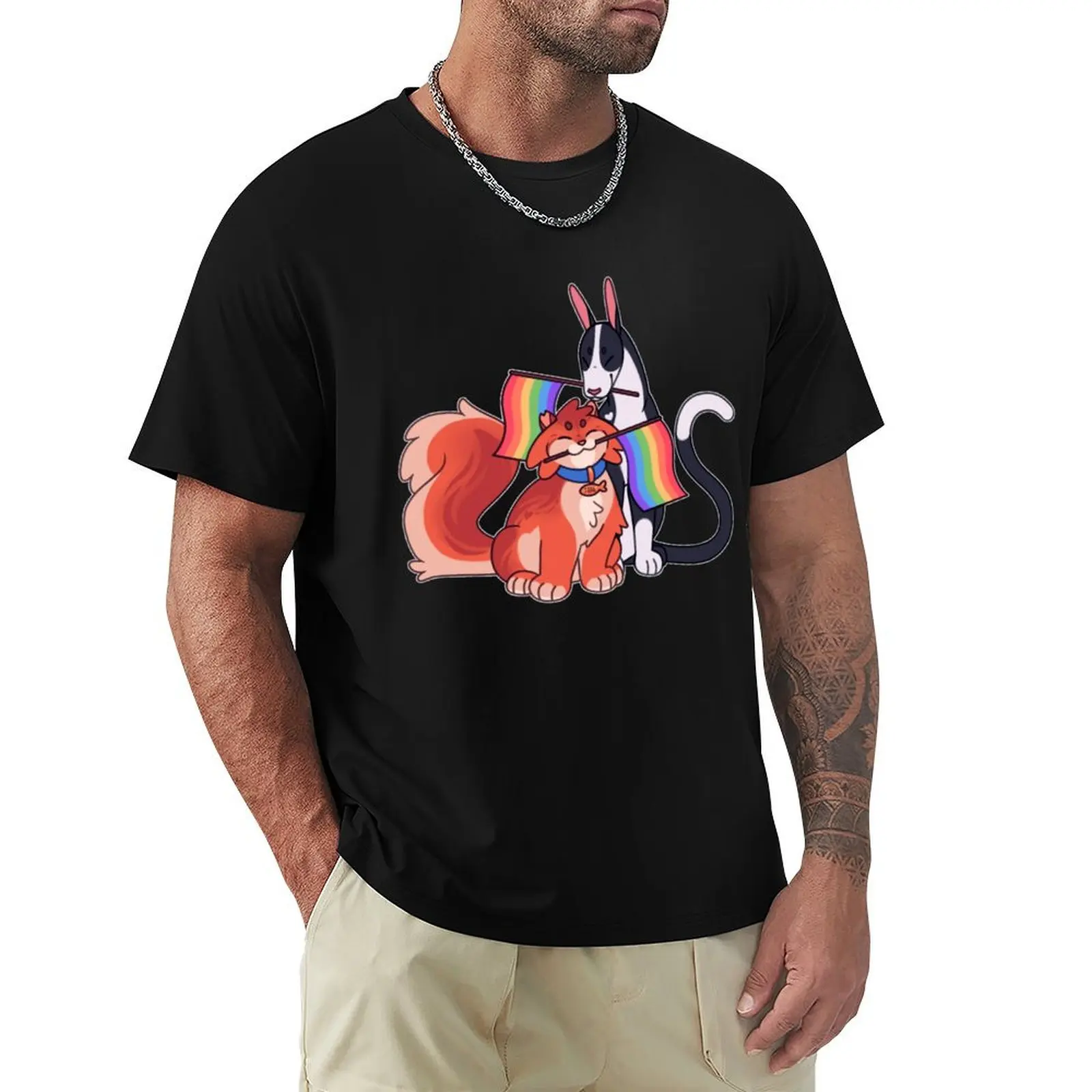 Warrior Cats: Tallstar & Jake Pride T-Shirt Soft Basic Cotton Short Sleeve Tee
Warrior Cats: Tallstar & Jake Pride T-Shirt Soft Basic Cotton Short Sleeve Tee