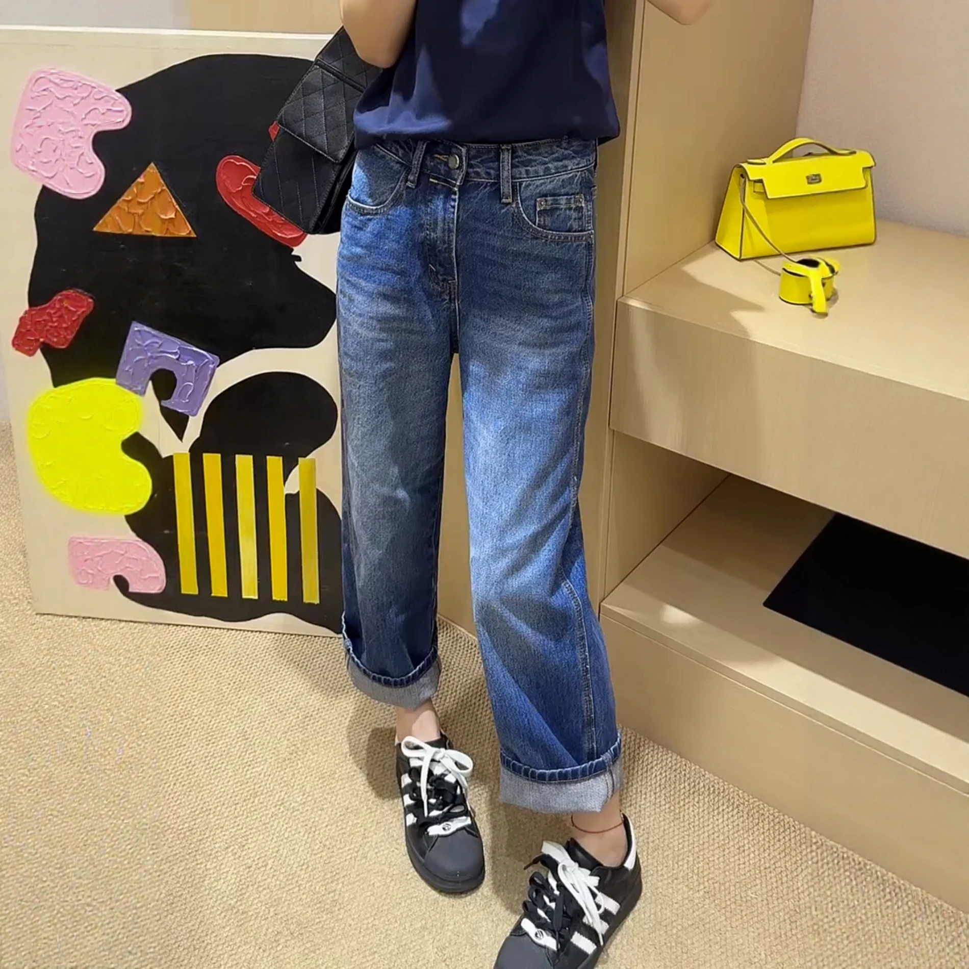 Casual Harem Jogger Jeans Women Elastic High Waist Denim Trousers Spring Jean Pants Oversize Ankle-Length Baggy Vaqueros
Casual Harem Jogger Jeans Women Elastic High Waist Denim Trousers Spring Jean Pants Oversize Ankle-Length Baggy Vaqueros