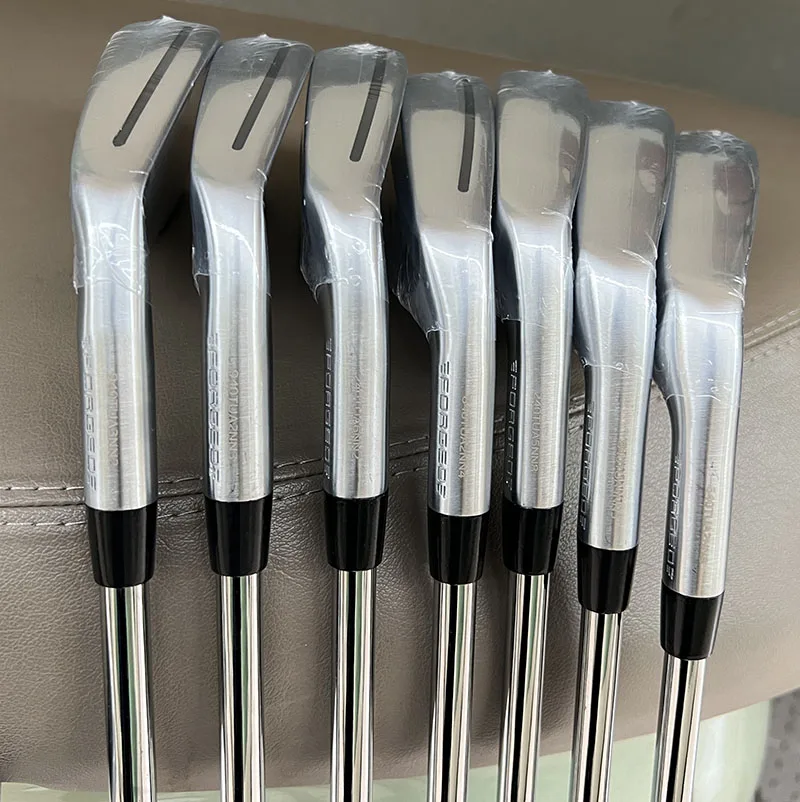 Right Hand 7pcs Iron Set 456789 PW Golf Club Set Forged Silver Black Color Steel Shaft Rubber Grip Men's Golf Irons
Right Hand 7pcs Iron Set 456789 PW Golf Club Set Forged Silver Black Color Steel Shaft Rubber Grip Men's Golf Irons