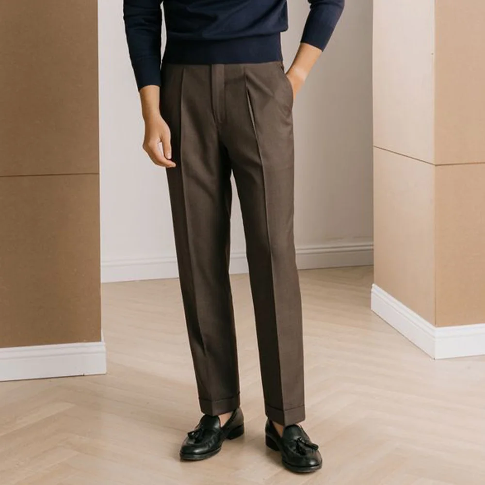 Mens Suit Pants Solid Color Fashion Comfortable Tapered Waist Elegant Business Trousers for Men Casual Office Dress Slim Fit Str
Mens Suit Pants Solid Color Fashion Comfortable Tapered Waist Elegant Business Trousers for Men Casual Office Dress Slim Fit Str