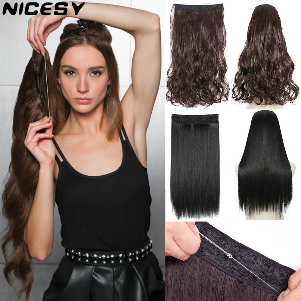 Synthetic Natural Hair Extensions No Clip In Ombre Mixed Color Blonde Black False Artificial Hairpiece Hair Piece For Women
Synthetic Natural Hair Extensions No Clip In Ombre Mixed Color Blonde Black False Artificial Hairpiece Hair Piece For Women