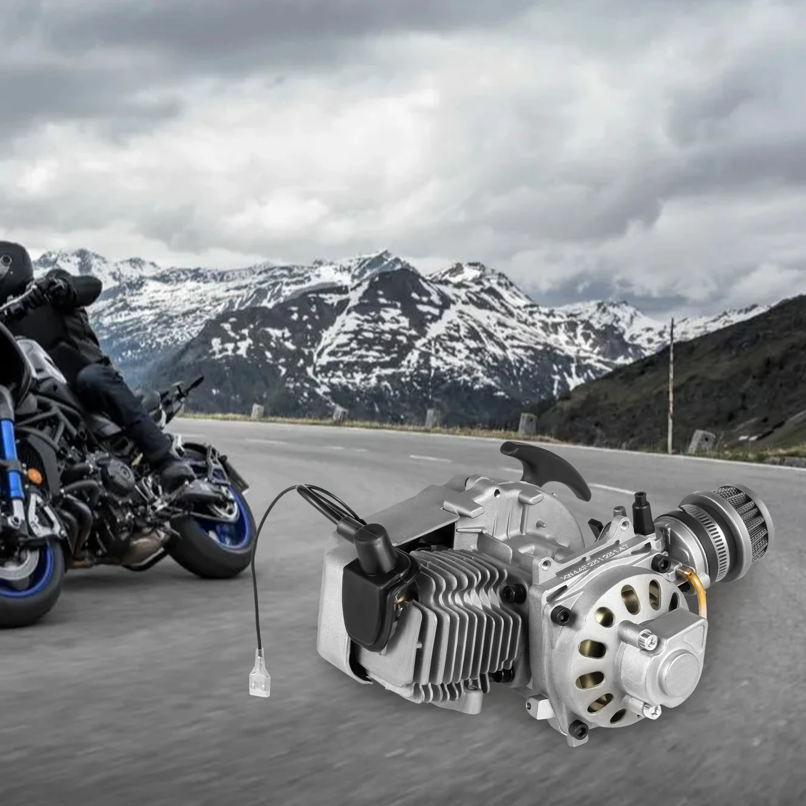 Bike Motor, 2-stroke Pocket Bike Motor, 49.85cc Dirt Bike Motors, 1.9kw/7000rpm with Air Cooling System with 3PS Gasoline Engine 1.2-litre Tank
Bike Motor, 2-stroke Pocket Bike Motor, 49.85cc Dirt Bike Motors, 1.9kw/7000rpm with Air Cooling System with 3PS Gasoline Engine 1.2-litre Tank