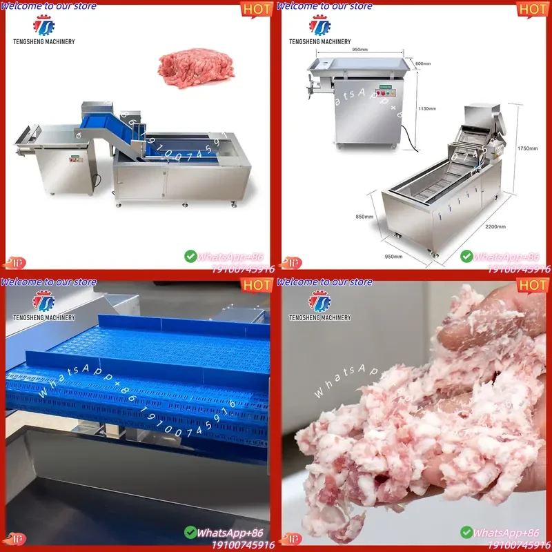 CE Certificate Industrial Meat Cleaning and Ground Meat Production Line Kitchen Food Processor
CE Certificate Industrial Meat Cleaning and Ground Meat Production Line Kitchen Food Processor