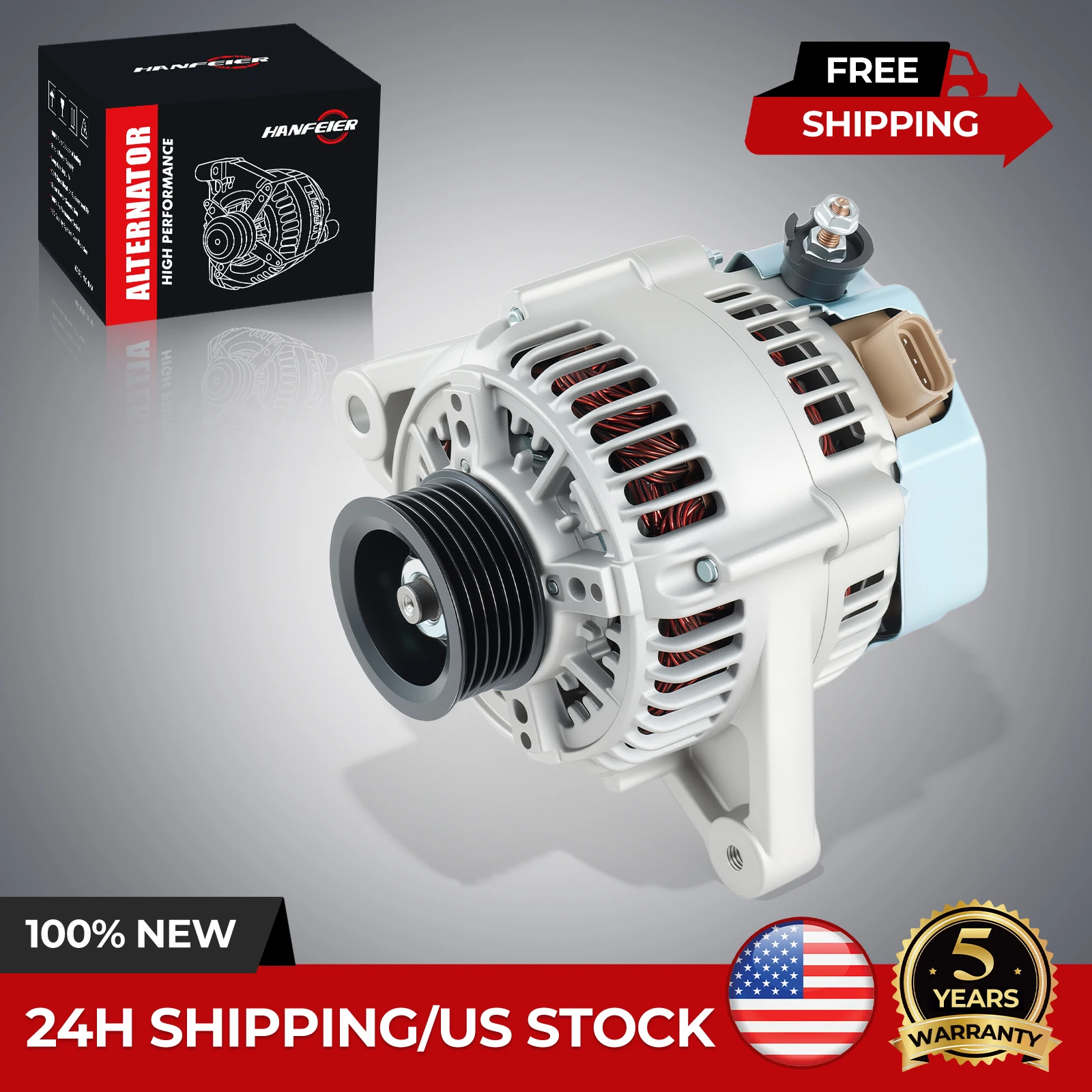 Alternator For Toyota Avalon 1995-1999 Camry 1994-1996 V6 3L 13558N 270600A020
Alternator For Toyota Avalon 1995-1999 Camry 1994-1996 V6 3L 13558N 270600A020