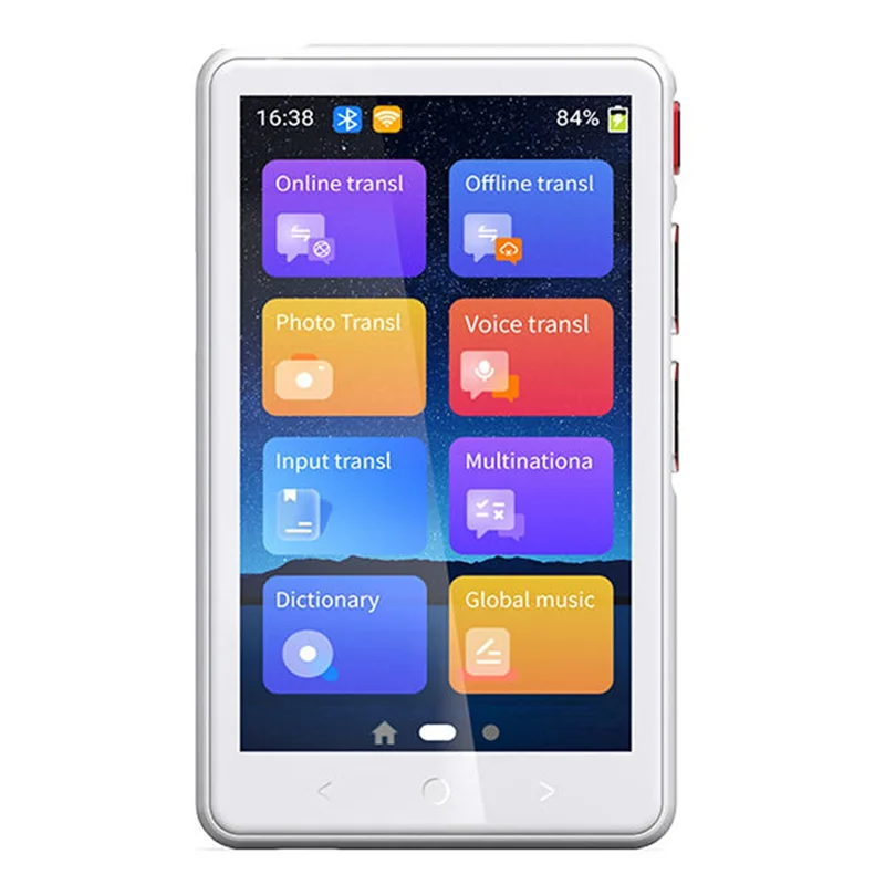 CJSD-P40 Smart Translator 135 Languages Voice Intelligent Online Translation Machine Offline Multilanguage Speech Translate
CJSD-P40 Smart Translator 135 Languages Voice Intelligent Online Translation Machine Offline Multilanguage Speech Translate