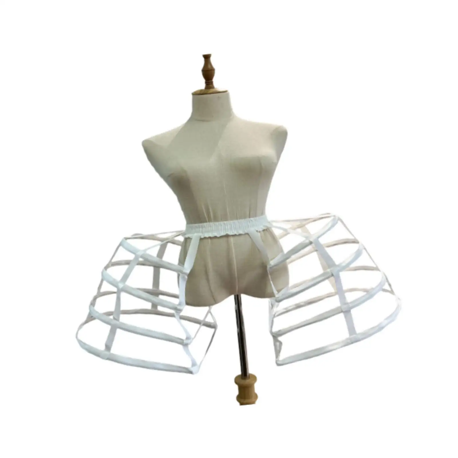 Cage Hoop Skirt Petticoat 4 Hoops Pannier Petticoat for Wedding Prom Dress
Cage Hoop Skirt Petticoat 4 Hoops Pannier Petticoat for Wedding Prom Dress